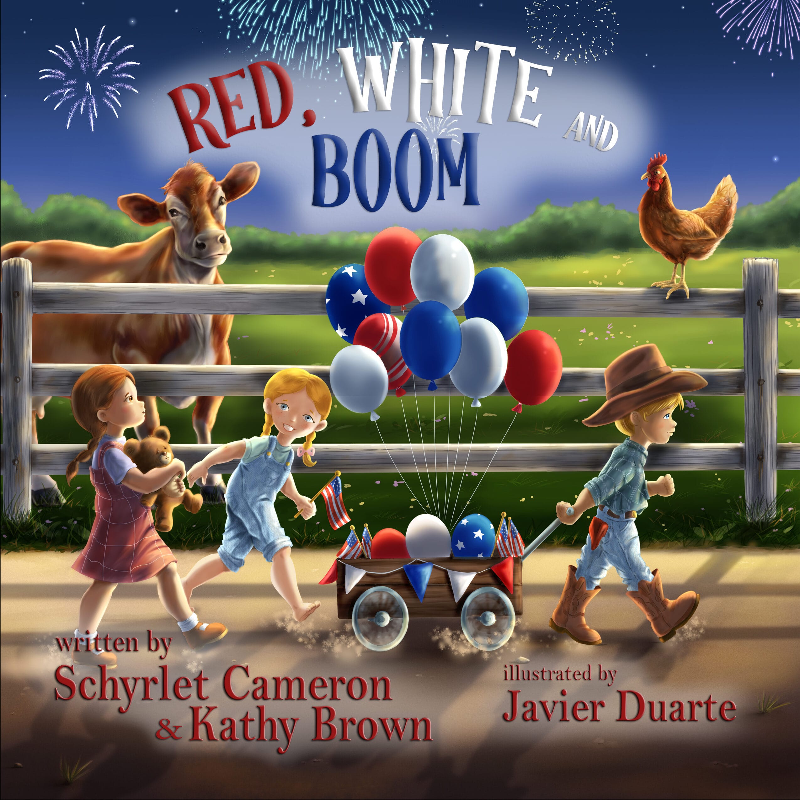 offical cover for Red, white and boom